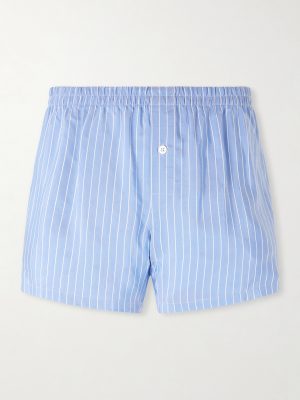Striped Woven Boxer Shorts