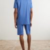 Sea Island Cotton-Jersey Pyjama Set - BK Sea Island Cotton-Jersey Pyjama Set - BK