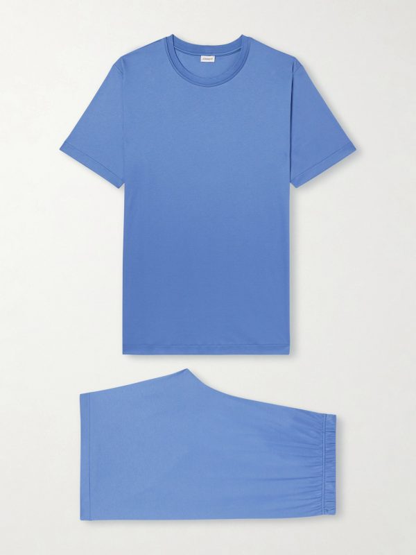 Sea Island Cotton-Jersey Pyjama Set Sea Island Cotton-Jersey Pyjama Set