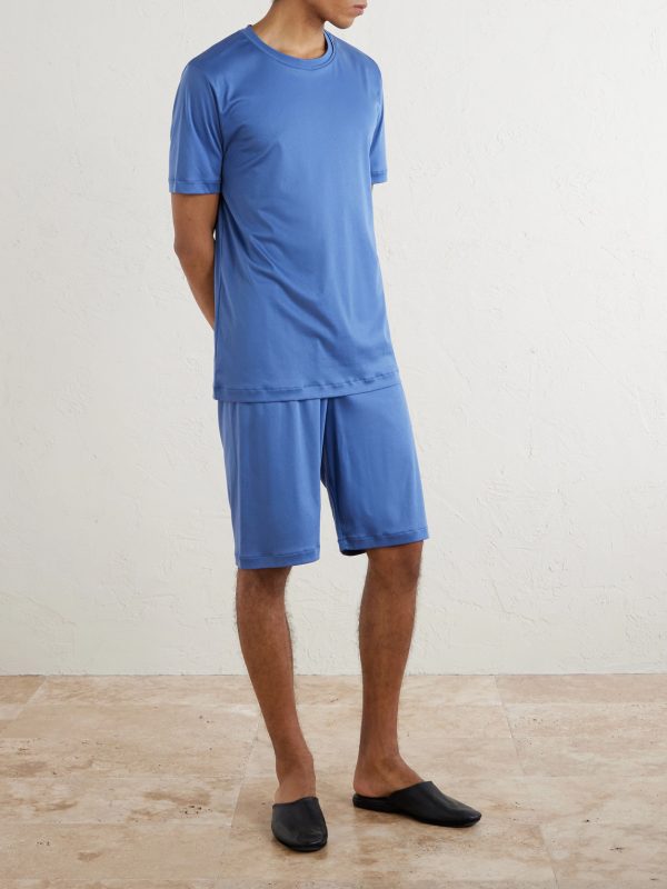 Sea Island Cotton-Jersey Pyjama Set - OU Sea Island Cotton-Jersey Pyjama Set - OU
