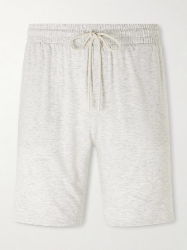 Straight-Leg Lyocell-Blend Jersey Shorts