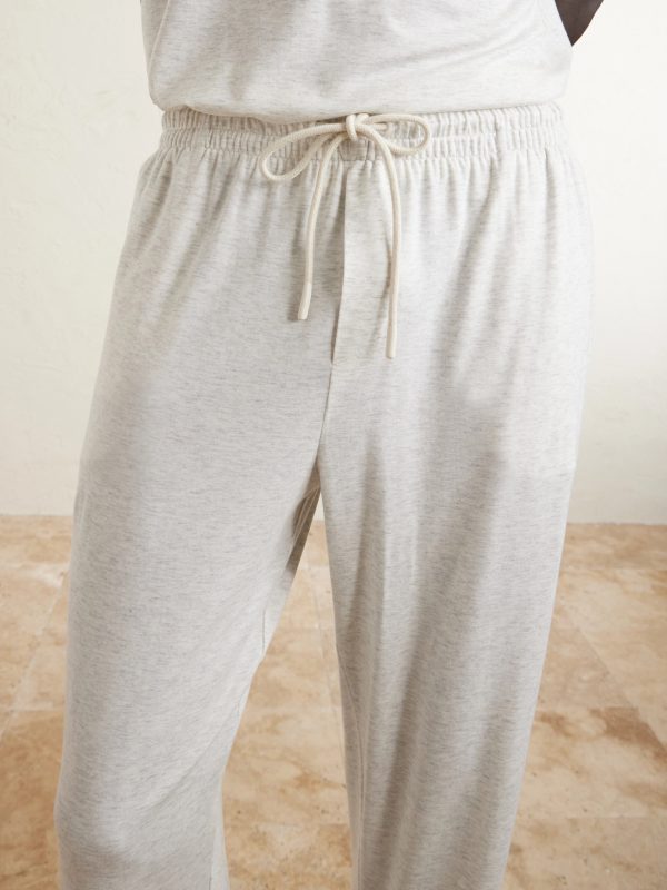 Tapered-Leg Stretch-TENCEL™ Lyocell Pyjama Trousers - CU Tapered-Leg Stretch-TENCEL™ Lyocell Pyjama Trousers - CU