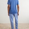 Pinstriped Satin Pyjama Trousers - BK