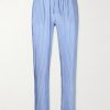 Pinstriped Satin Pyjama Trousers