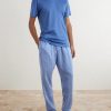 Pinstriped Satin Pyjama Trousers - OU