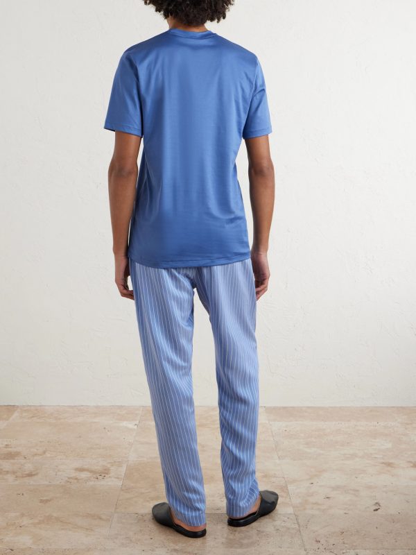 Sea Island Cotton-Jersey T-Shirt - BK