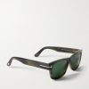 Smith Square-Frame Tortoiseshell Acetate Sunglasses - FR Smith Square-Frame Tortoiseshell Acetate Sunglasses - FR