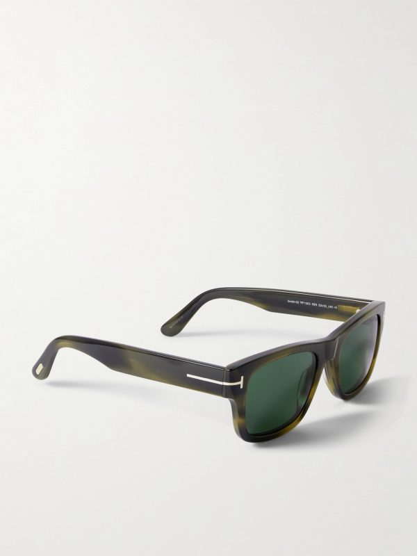 Smith Square-Frame Tortoiseshell Acetate Sunglasses - FR Smith Square-Frame Tortoiseshell Acetate Sunglasses - FR