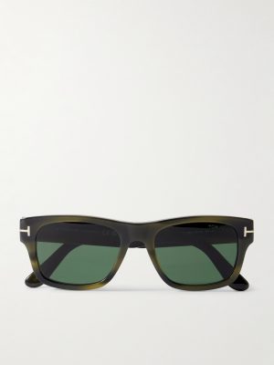 Smith Square-Frame Tortoiseshell Acetate Sunglasses