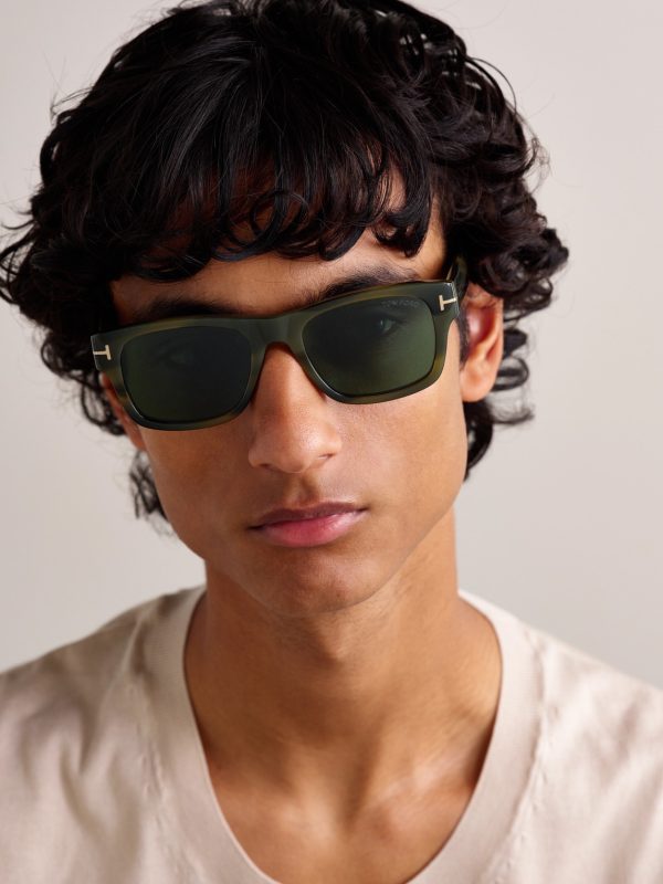 Smith Square-Frame Tortoiseshell Acetate Sunglasses - OU Smith Square-Frame Tortoiseshell Acetate Sunglasses - OU