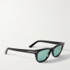 Penn D-Frame Acetate Sunglasses - FR Penn D-Frame Acetate Sunglasses - FR