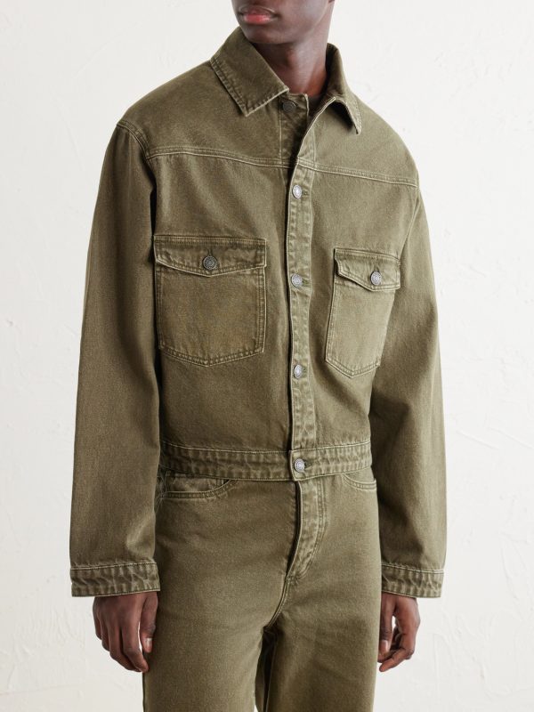 Pita Garment-Dyed Organic Denim Jacket - FR Pita Garment-Dyed Organic Denim Jacket - FR