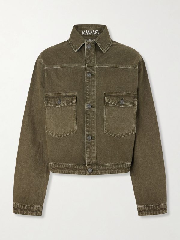 Pita Garment-Dyed Organic Denim Jacket Pita Garment-Dyed Organic Denim Jacket