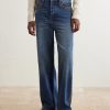 Tukutuku Straight-Leg Embroidered Organic Jeans - FR Tukutuku Straight-Leg Embroidered Organic Jeans - FR