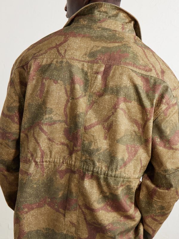 Niha Camouflage-Print Denim Jacket - E1 Niha Camouflage-Print Denim Jacket - E1