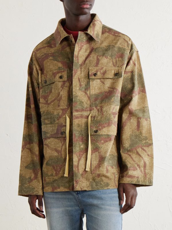 Niha Camouflage-Print Denim Jacket - FR Niha Camouflage-Print Denim Jacket - FR