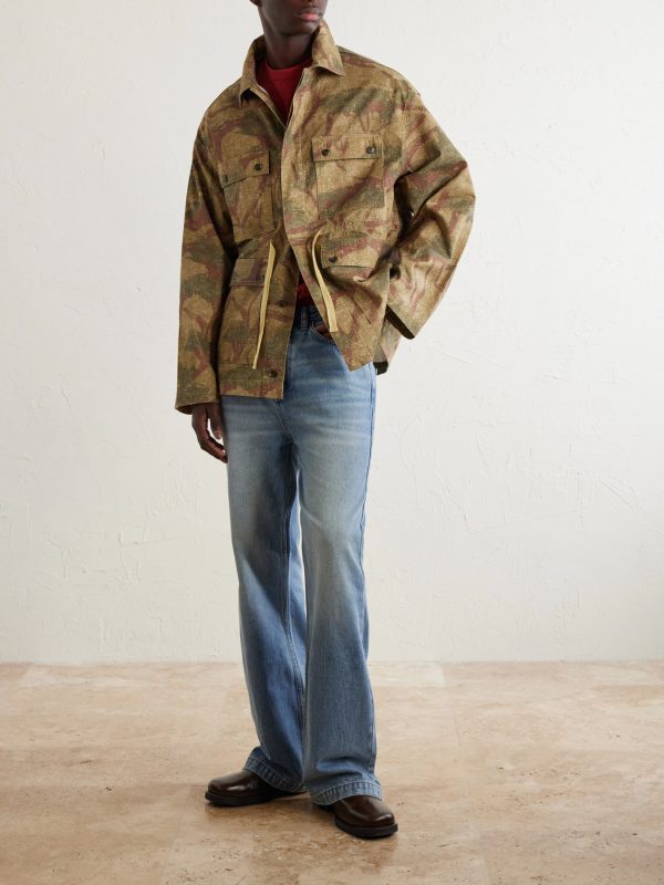 Niha Camouflage-Print Denim Jacket - OU Niha Camouflage-Print Denim Jacket - OU