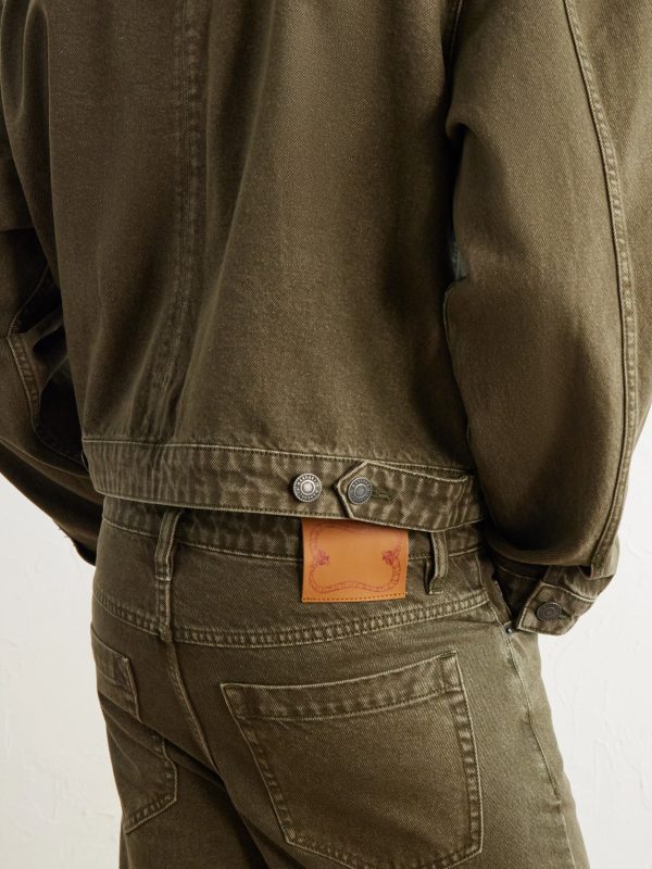 Pita Straight-Leg Garment-Dyed Jeans - CU