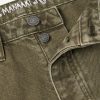 Pita Straight-Leg Garment-Dyed Jeans - E1