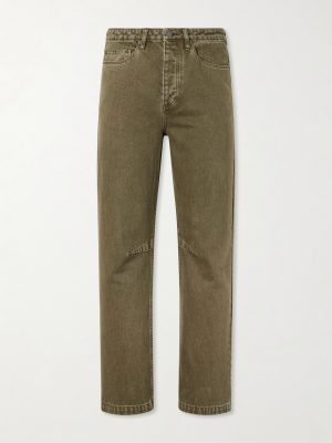 Pita Straight-Leg Garment-Dyed Jeans
