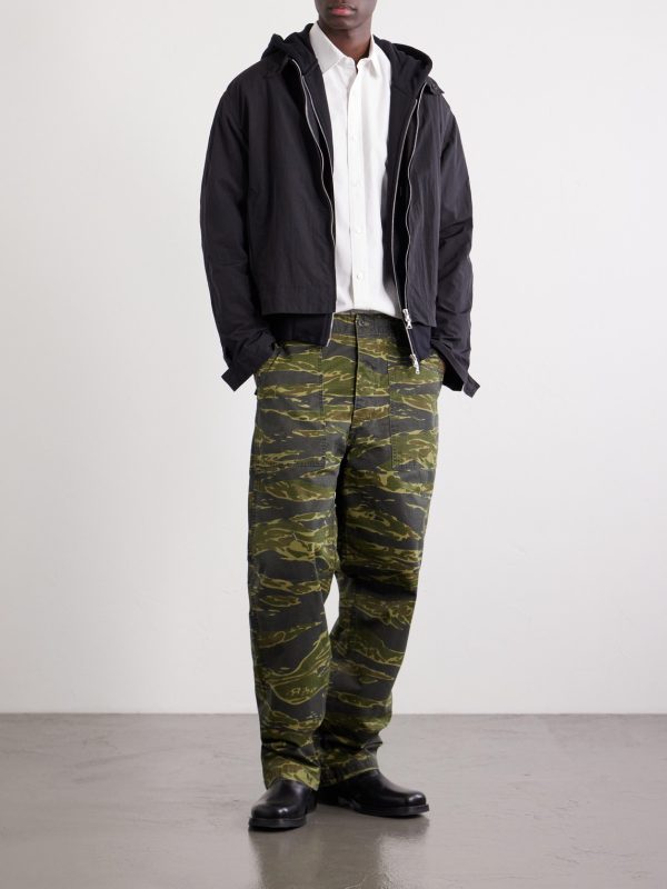 U.S. Army Fatigue Printed Straight-Leg Rip-Stop Cotton Trousers - OU U.S. Army Fatigue Printed Straight-Leg Rip-Stop Cotton Trousers - OU