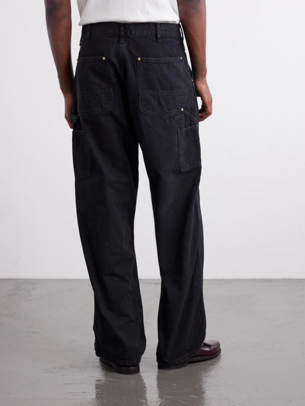Oxford Painter Straight-Leg Cotton-Twill Trousers - BK Oxford Painter Straight-Leg Cotton-Twill Trousers - BK