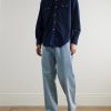 Denim Western Shirt - OU Denim Western Shirt - OU