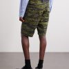 U.S. Army Fatigue Printed Straight-Leg Rip-Stop Cotton Shorts - BK U.S. Army Fatigue Printed Straight-Leg Rip-Stop Cotton Shorts - BK
