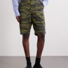 U.S. Army Fatigue Printed Straight-Leg Rip-Stop Cotton Shorts - FR U.S. Army Fatigue Printed Straight-Leg Rip-Stop Cotton Shorts - FR
