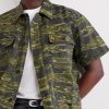 Camouflage-Print Cotton-Riptop Shirt - CU Camouflage-Print Cotton-Riptop Shirt - CU