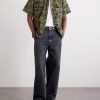 Camouflage-Print Cotton-Riptop Shirt - OU Camouflage-Print Cotton-Riptop Shirt - OU