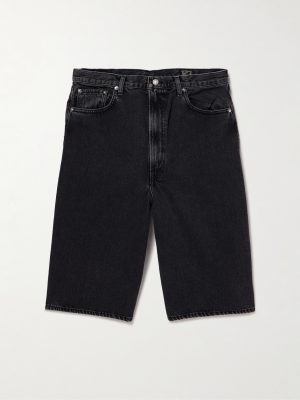 Super Dad's Wide-Leg Denim Shorts