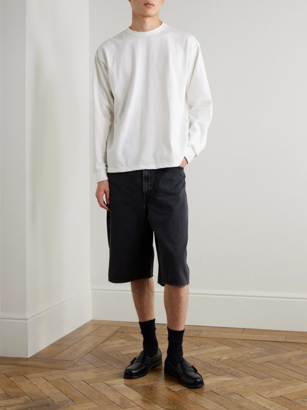 Super Dad's Wide-Leg Denim Shorts - OU Super Dad's Wide-Leg Denim Shorts - OU