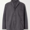 Cotton and Linen-Blend Shell Jacket Cotton and Linen-Blend Shell Jacket