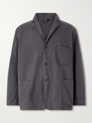 Cotton and Linen-Blend Shell Jacket Cotton and Linen-Blend Shell Jacket