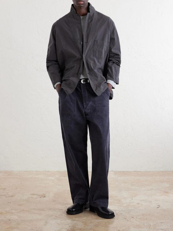 Cotton and Linen-Blend Shell Jacket - OU Cotton and Linen-Blend Shell Jacket - OU