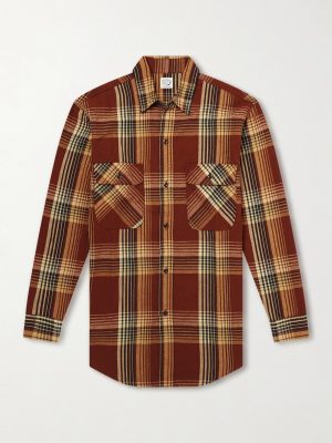 Checked Cotton and Linen-Blend Shirt Checked Cotton and Linen-Blend Shirt