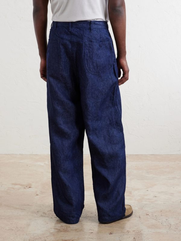 U.S. Navy Straight-Leg Linen Trousers - BK U.S. Navy Straight-Leg Linen Trousers - BK