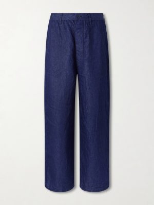 U.S. Navy Straight-Leg Linen Trousers