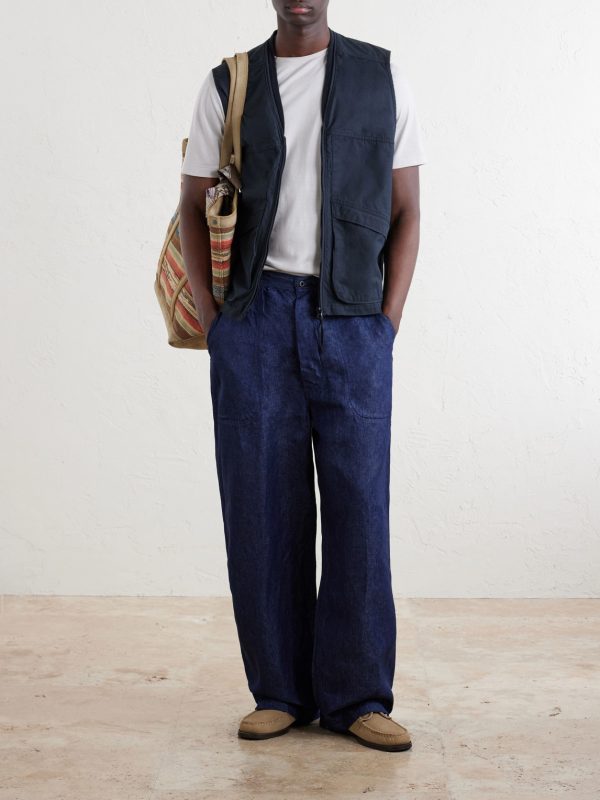 U.S. Navy Straight-Leg Linen Trousers - OU U.S. Navy Straight-Leg Linen Trousers - OU