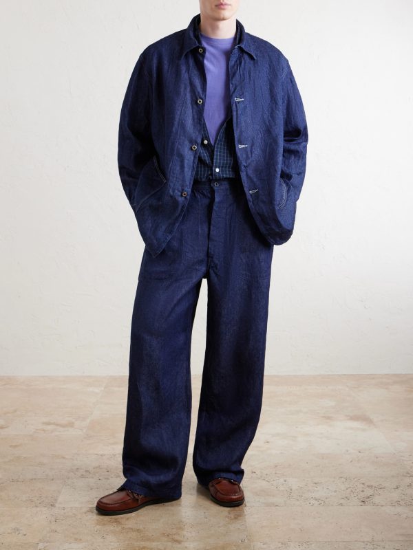 U.S. Navy Straight-Leg Linen Trousers - OU2 U.S. Navy Straight-Leg Linen Trousers - OU2