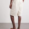 Summer Fatigue Straight-Leg Cotton Shorts - BK Summer Fatigue Straight-Leg Cotton Shorts - BK