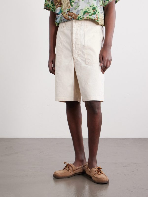 Summer Fatigue Straight-Leg Cotton Shorts - FR Summer Fatigue Straight-Leg Cotton Shorts - FR