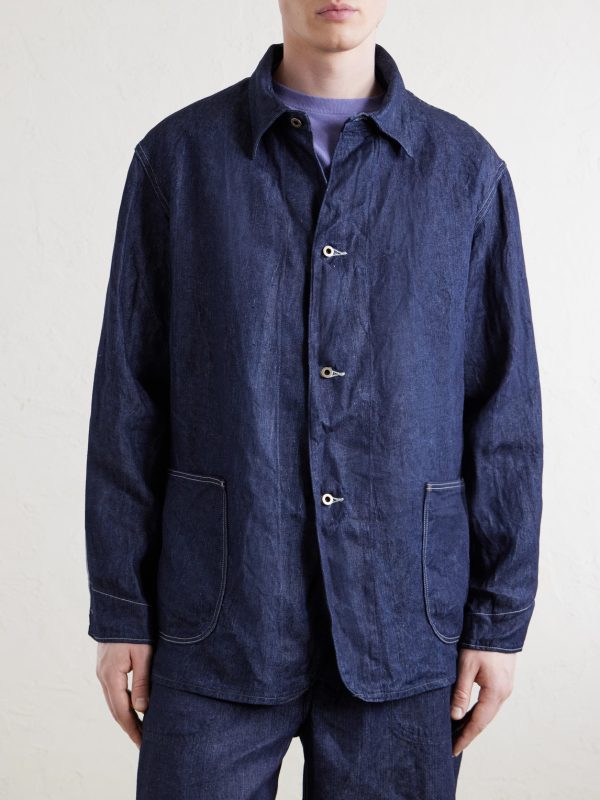 Linen Denim Jacket - FR Linen Denim Jacket - FR