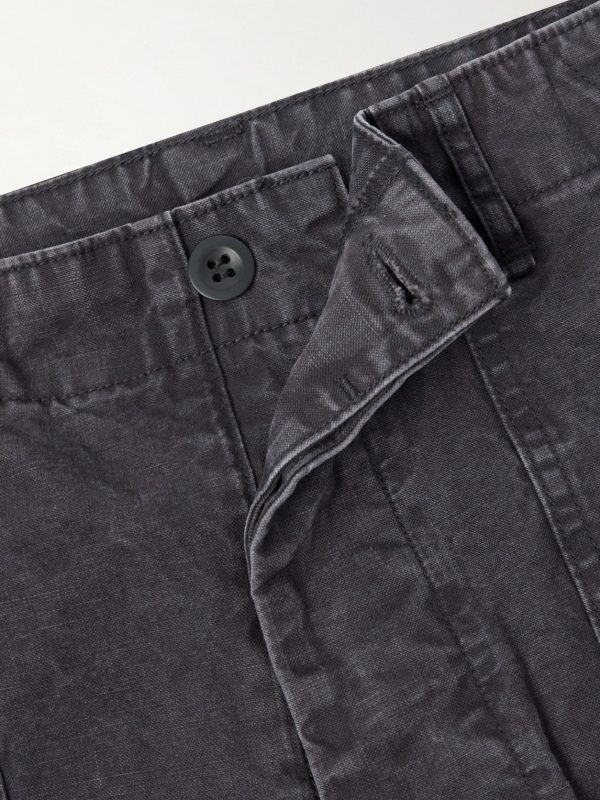 Summer Fatigue Straight-Leg Cotton Trousers - E1 Summer Fatigue Straight-Leg Cotton Trousers - E1