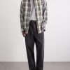 Summer Fatigue Straight-Leg Cotton Trousers - OU Summer Fatigue Straight-Leg Cotton Trousers - OU