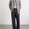 Waffle-Knit Cotton-Blend T-shirt - OU Waffle-Knit Cotton-Blend T-shirt - OU