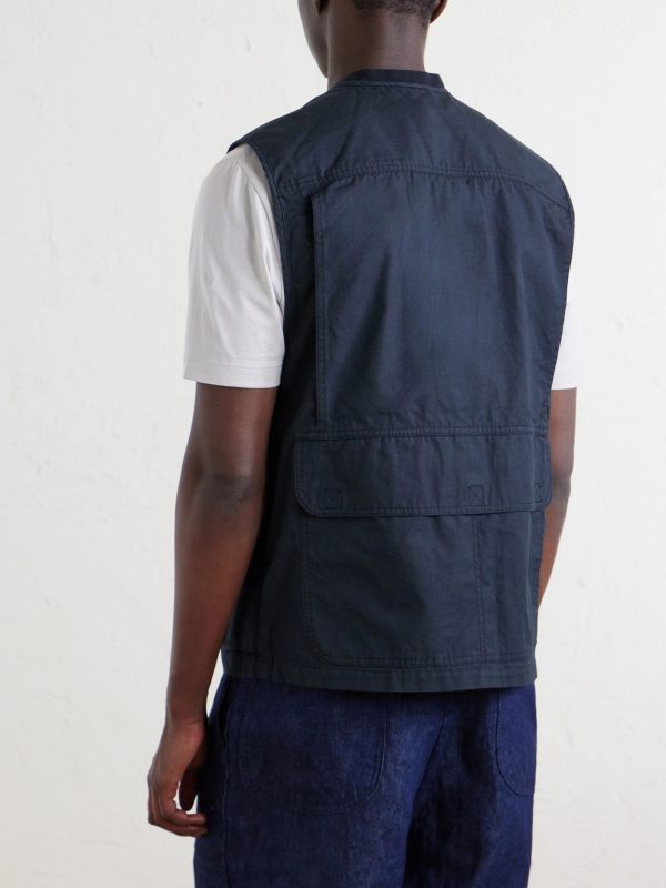 Utility Cotton Vest - BK