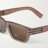 Square-Frame Acetate Sunglasses - CU
