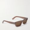 Square-Frame Acetate Sunglasses - FR
